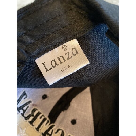 Alcatraz "The Rock" Embroidered Black Baseball Cap Lanza USA Adjustable Back - Picture 6 of 7